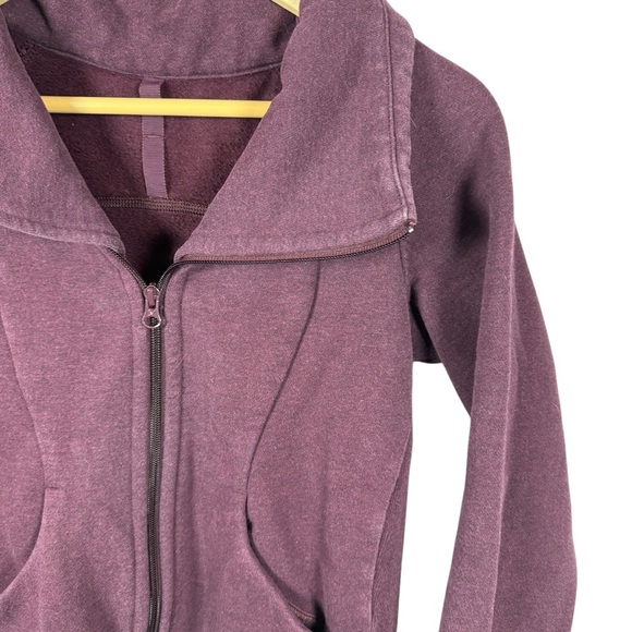 Lululemon Women’s Cozy Cuddle Up Full Zip Jacket in Purple Size 6 - Picture 8 of 10